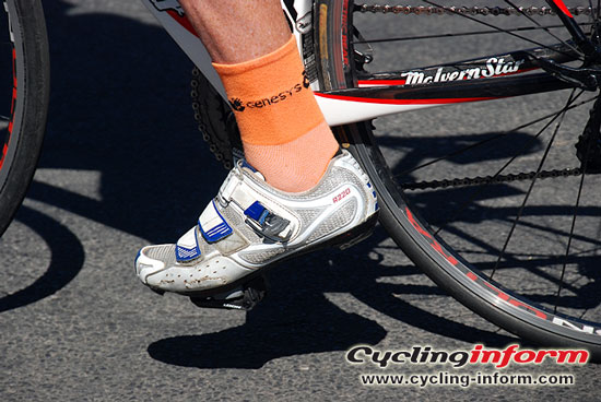 Cycling black hotsell shoes white socks